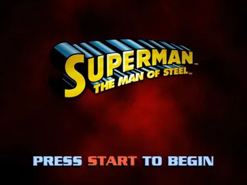 Superman The Man of Steel (USA) screen shot title